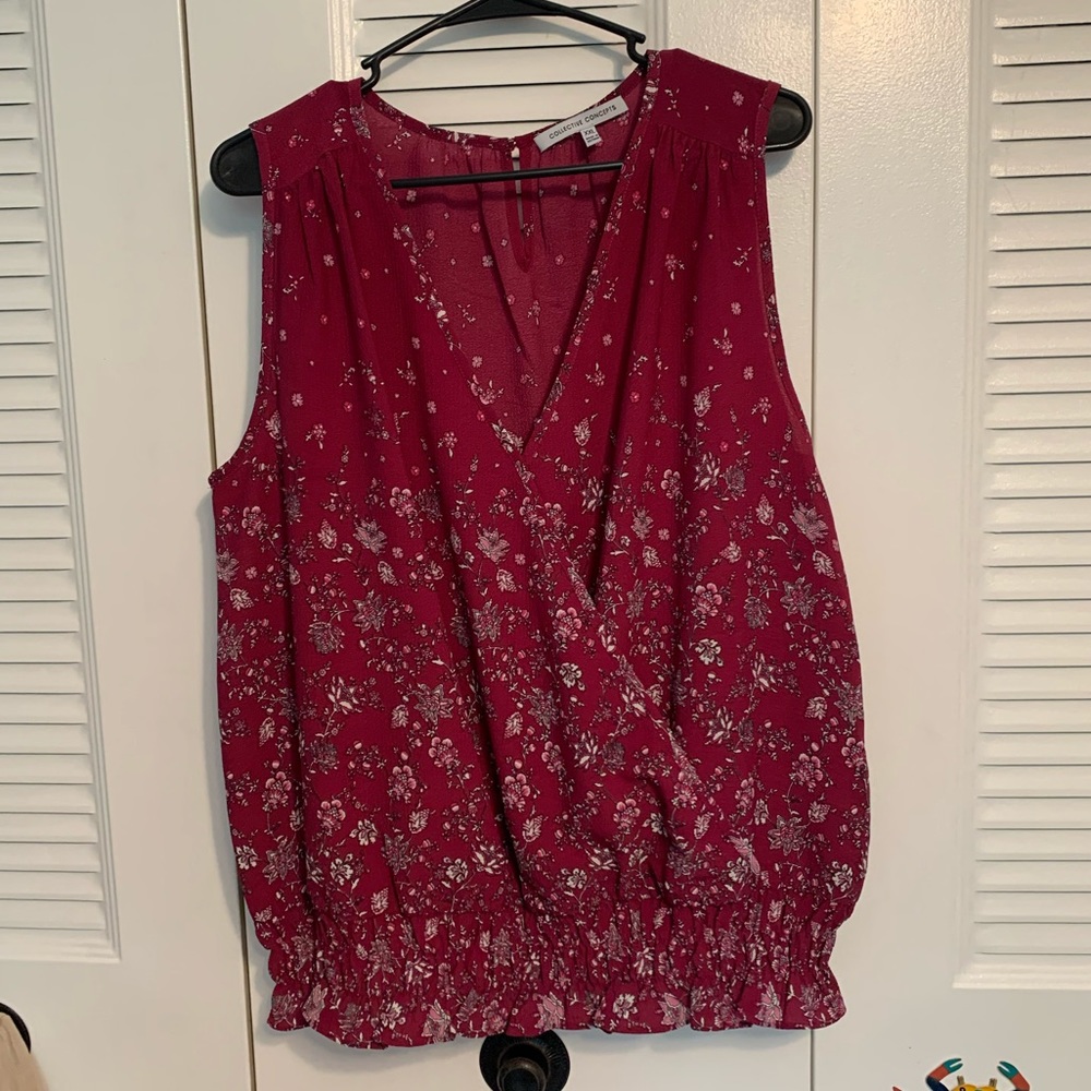 Stitch Fix maroon tank top